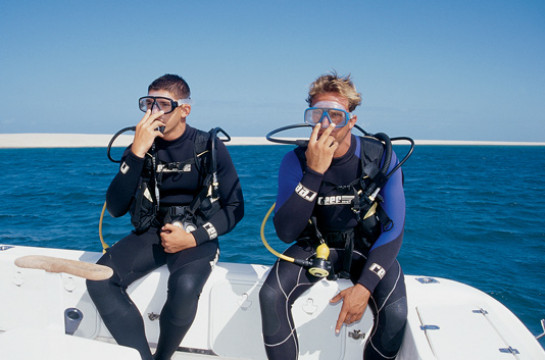 Immerse yourself in the blue waters to see what you can see