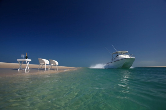 Set off by boat to Pansy Island