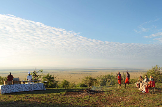 Sip a cocktail as you glance over the savannah