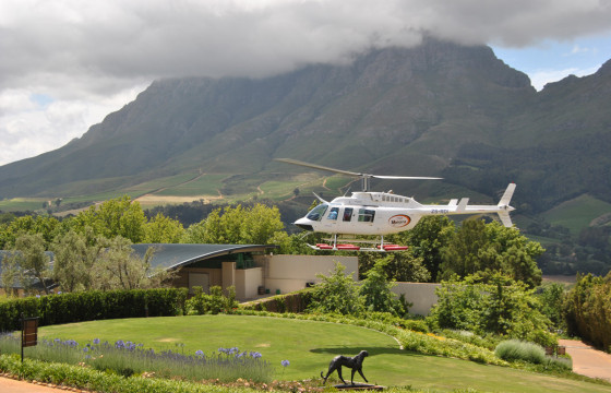 Take to the skies on a helicopter flight from Cape Town